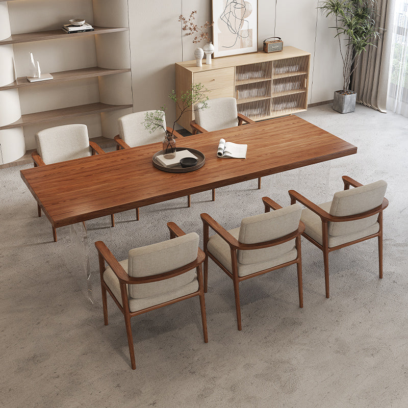 Industrial Rectangle Pine  Dining Table 1/5/7 Pieces Dining Set for Dining Room