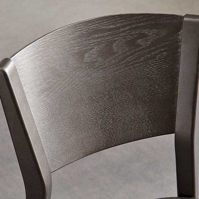 Armless Kitchen Dining Chairs Solid Wood Open Back Dining Chairs