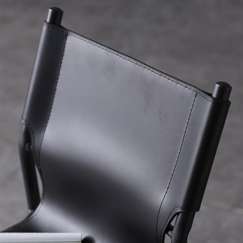 Modern Simple Side Chair Colorful Faux Leather Side Dining Chair for Living Room