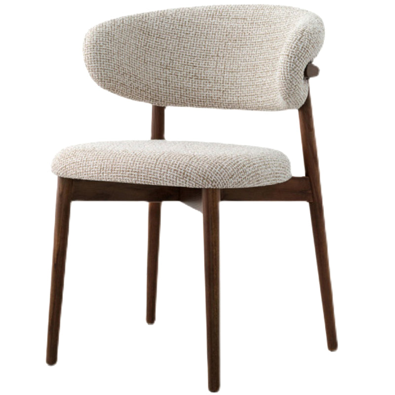 Modern Simple Side Chair Wooden Frame Side Dining Chair for Living Room