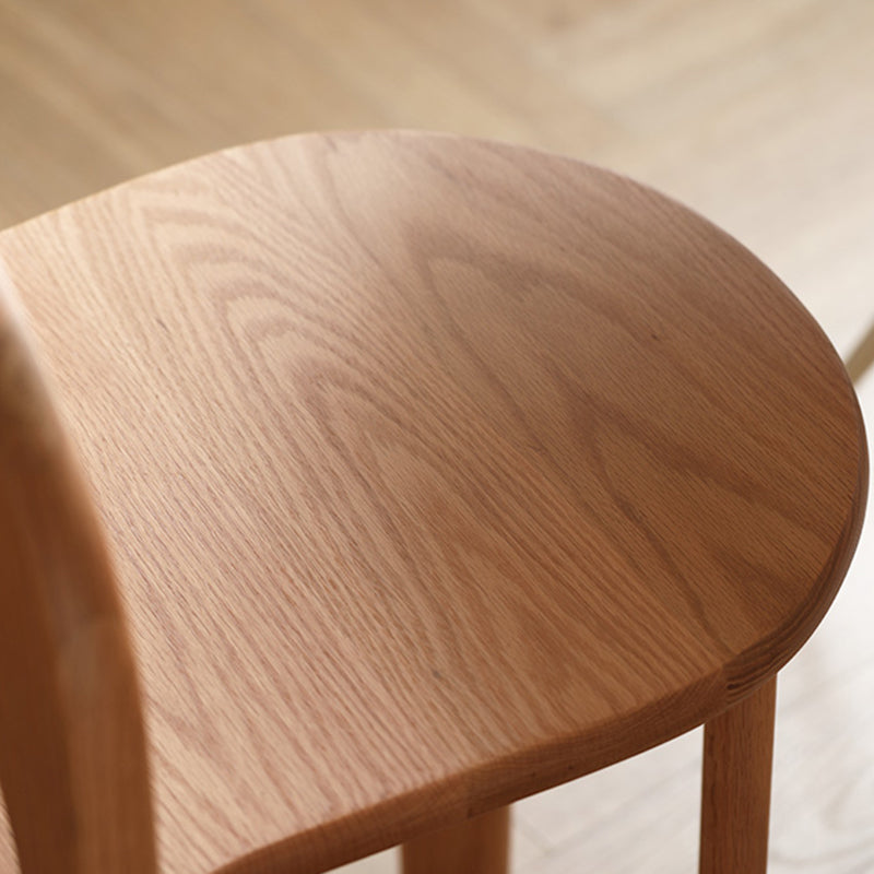 Industrial Style Side Chair Solid Wood Dining Chair for Living Room