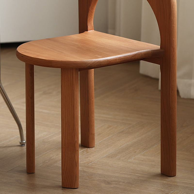 Industrial Style Side Chair Solid Wood Dining Chair for Living Room