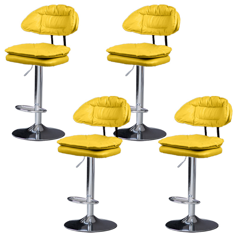 Swivel Adjustable Height Bar Stool Industrial Iron Bar Stool with Footrest