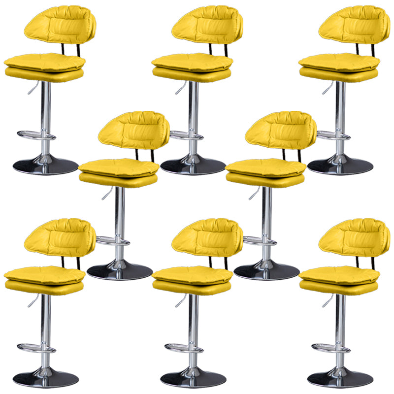 Swivel Adjustable Height Bar Stool Industrial Iron Bar Stool with Footrest