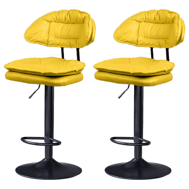 Swivel Adjustable Height Bar Stool Industrial Iron Bar Stool with Footrest