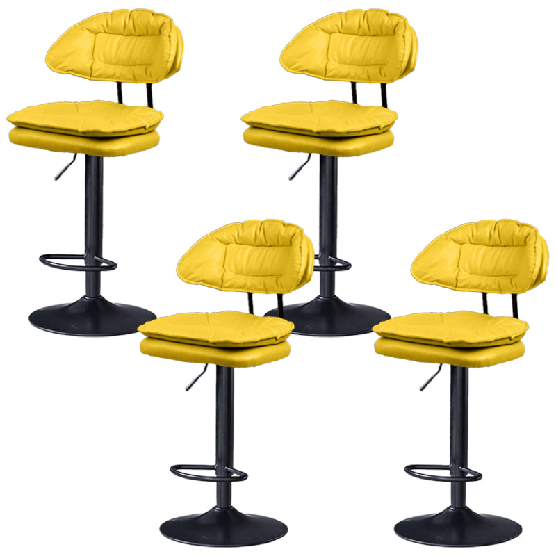 Swivel Adjustable Height Bar Stool Industrial Iron Bar Stool with Footrest