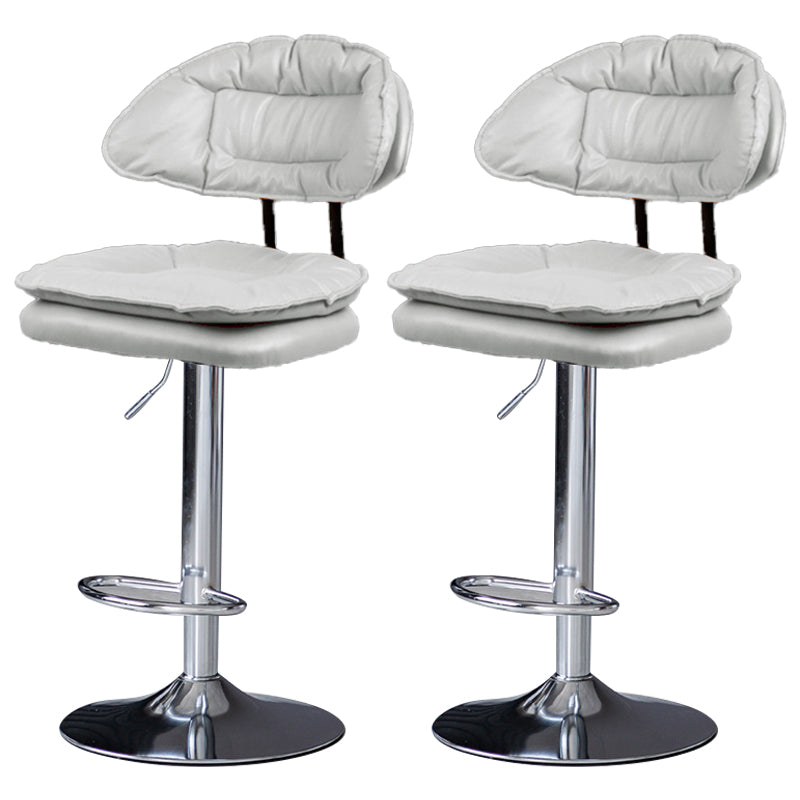 Swivel Adjustable Height Bar Stool Industrial Iron Bar Stool with Footrest