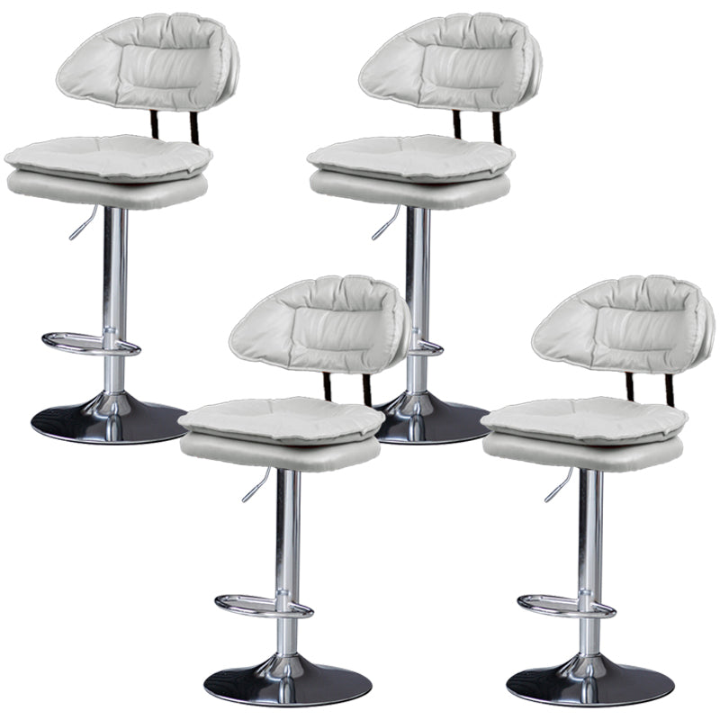 Swivel Adjustable Height Bar Stool Industrial Iron Bar Stool with Footrest