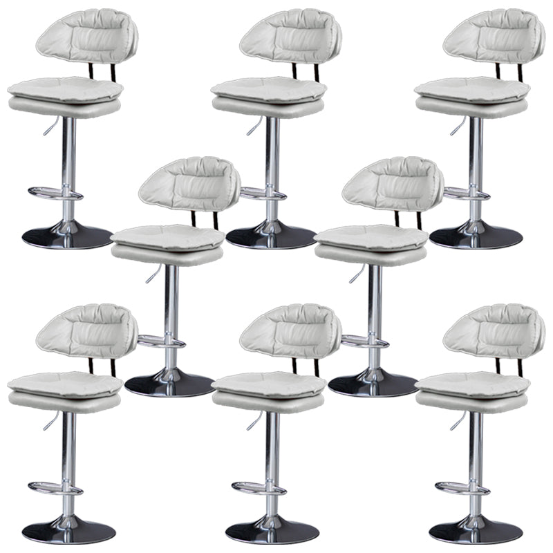 Swivel Adjustable Height Bar Stool Industrial Iron Bar Stool with Footrest