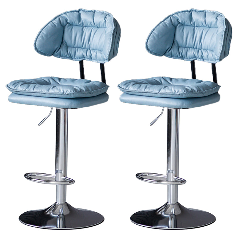 Swivel Adjustable Height Bar Stool Industrial Iron Bar Stool with Footrest