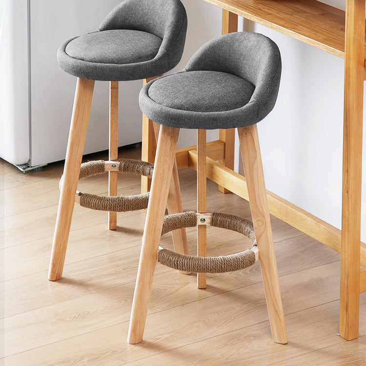 Solid Wood Counter Stools Industrial Style Counter Stools with Low Back