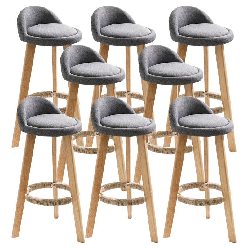 Solid Wood Counter Stools Industrial Style Counter Stools with Low Back