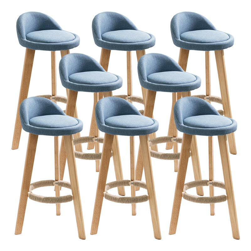 Solid Wood Counter Stools Industrial Style Counter Stools with Low Back