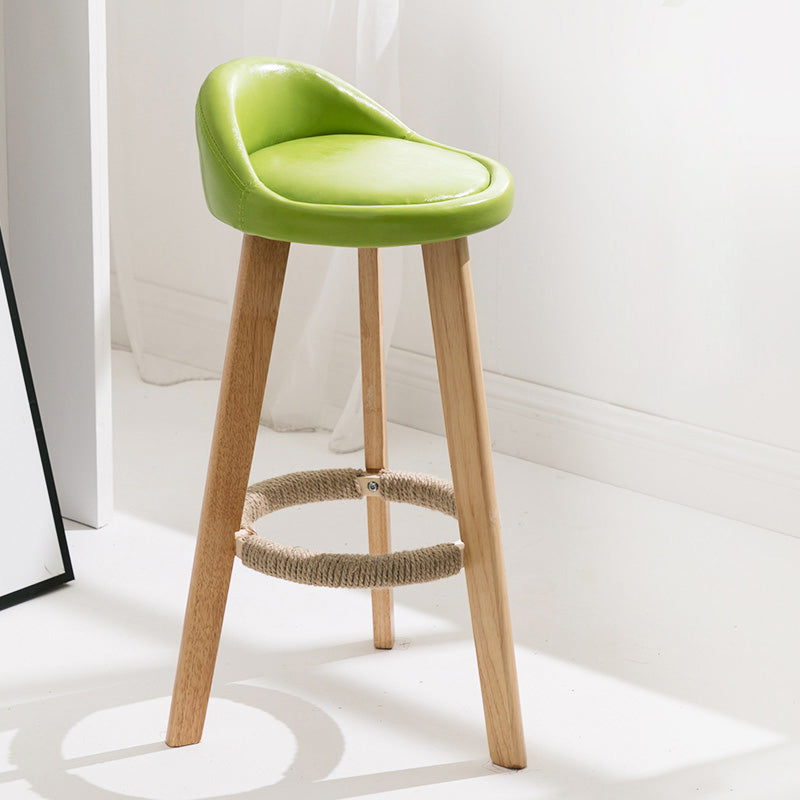 Solid Wood Counter Stools Industrial Style Counter Stools with Low Back