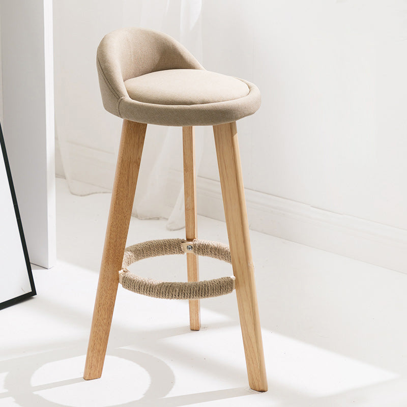 Solid Wood Counter Stools Industrial Style Counter Stools with Low Back