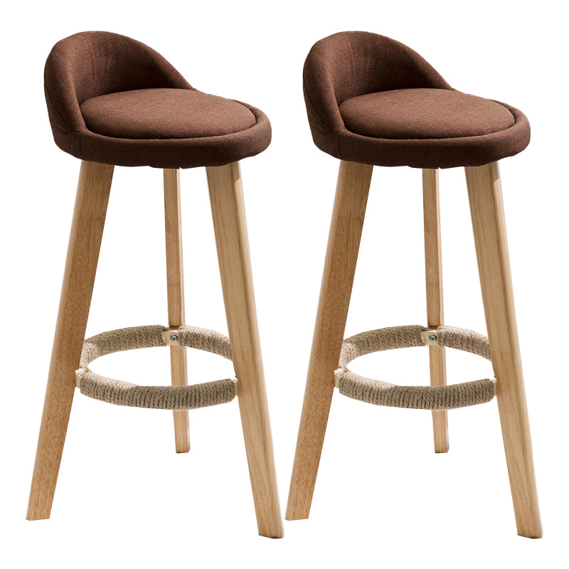 Solid Wood Counter Stools Industrial Style Counter Stools with Low Back