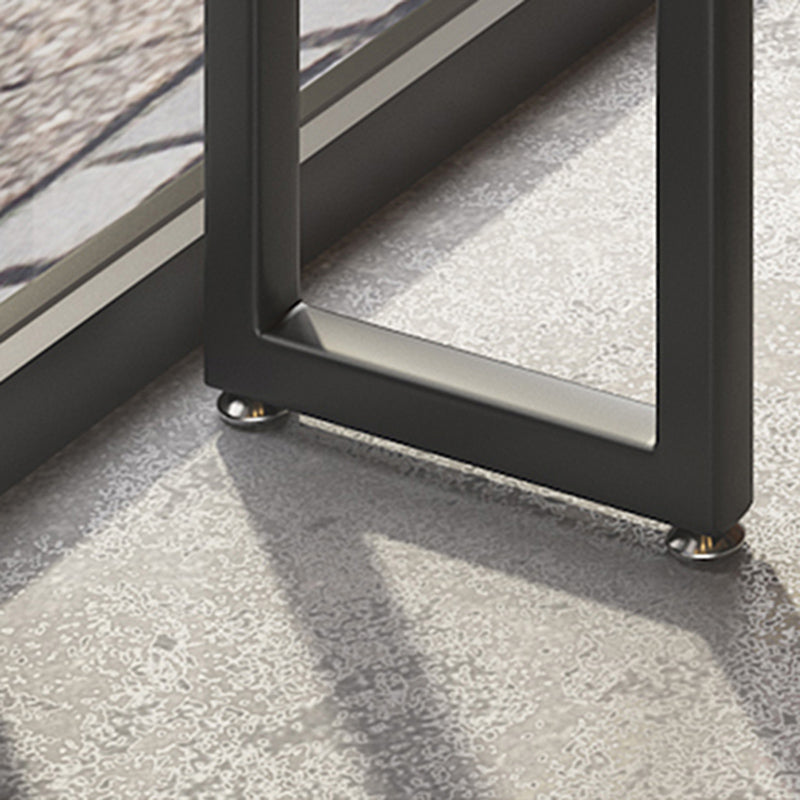 Industrial Style Rectangle Bar Table Solid Wood Fixed Bar Dining Table for Indoor