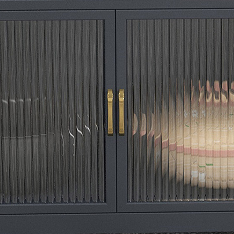 Modern Rectangular Prep Table Dining Room Kitchen Trolley with Drawer