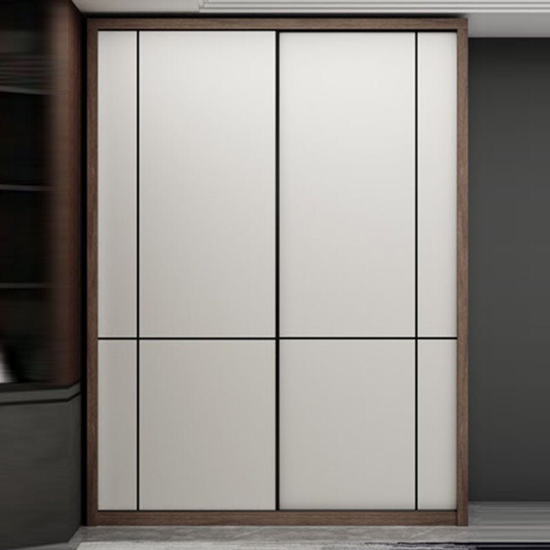 Wooden Wardrobe Armoire Traditional Style Wardrobe Cabinet for Bedroom