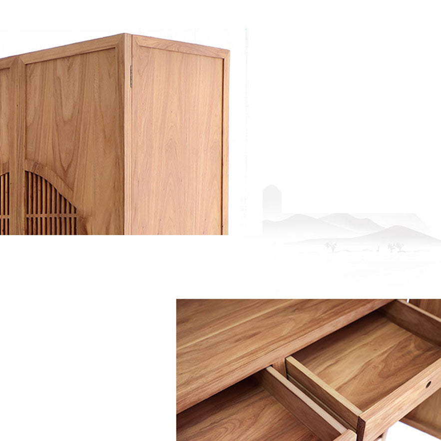 Modern Style Wardrobe Cabinet Clothes Rail Wooden Wardrobe Armoire