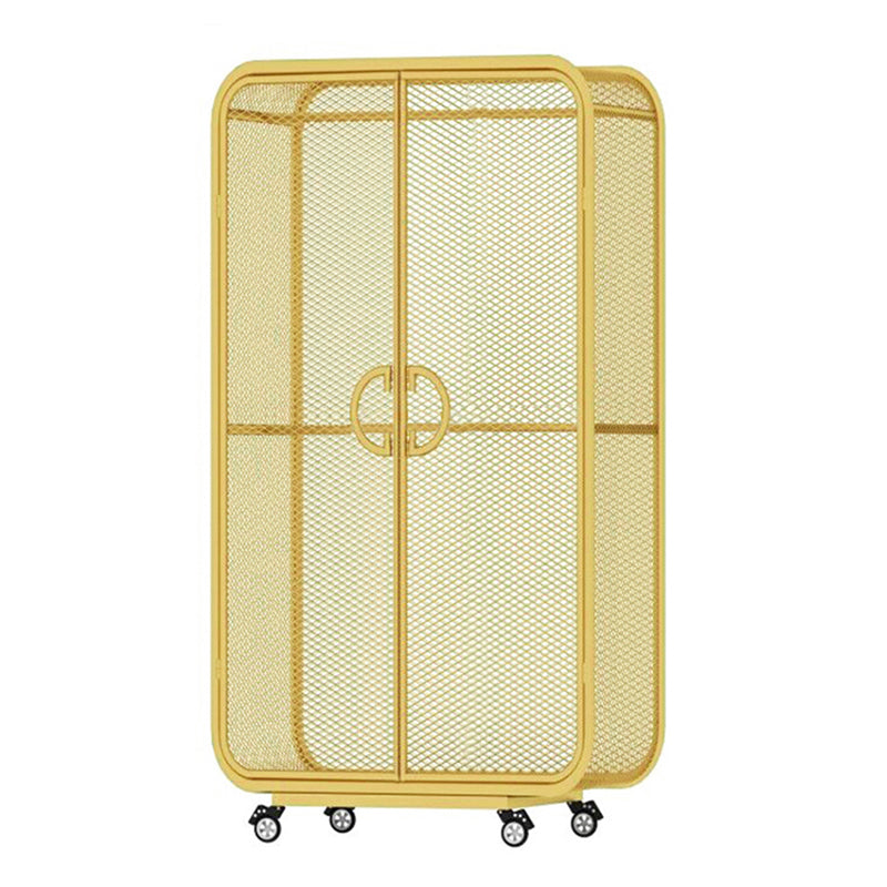 Contemporary Wardrobe Cabinet Metal Wardrobe Closet for Bedroom