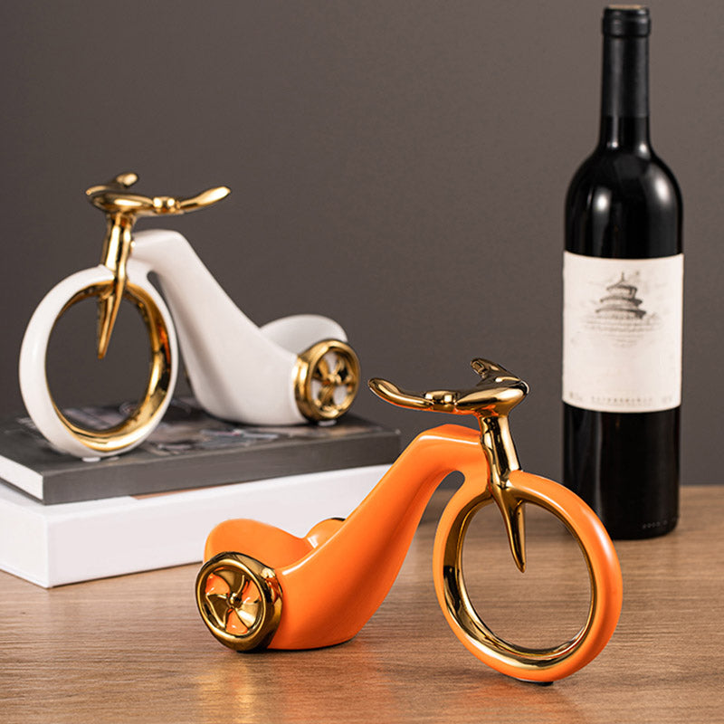 Modern Simple Tabletop Wine Rack Ceramic Wine Bottle Rack for Kitchen