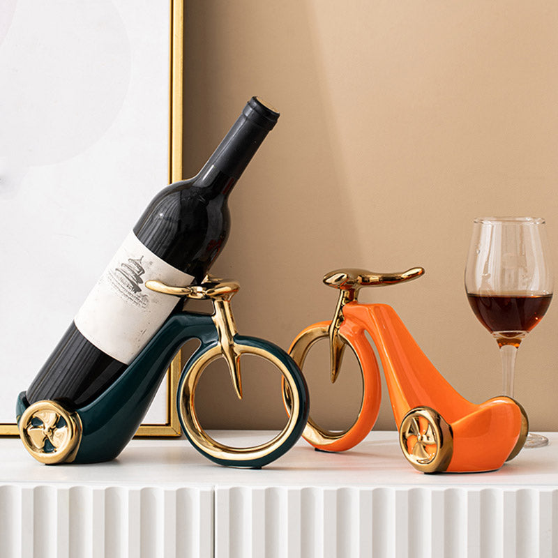 Modern Simple Tabletop Wine Rack Ceramic Wine Bottle Rack for Kitchen