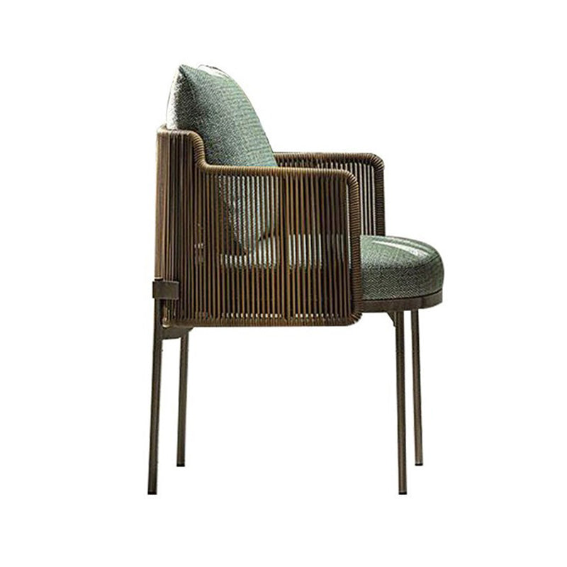 Boho Outdoor Dining Table Set 1/6/9 Pcs Rectangular Wood Dining Set