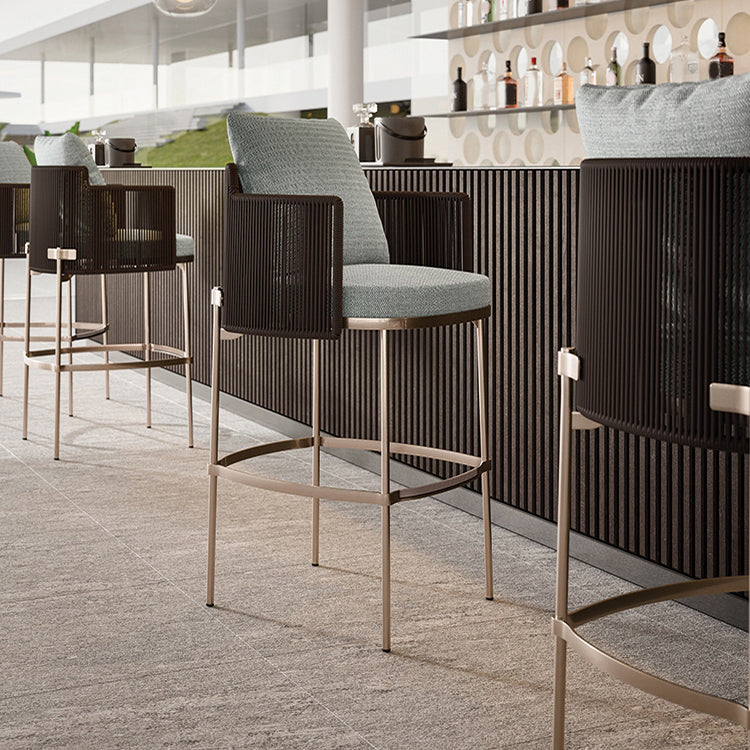 Boho Outdoor Dining Table Set 1/6/9 Pcs Rectangular Wood Dining Set