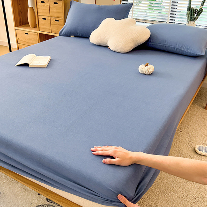 100 Cotton Bed Sheet Set Soft & Smooth Breathable Bed Sheet Set with Non-Pilling