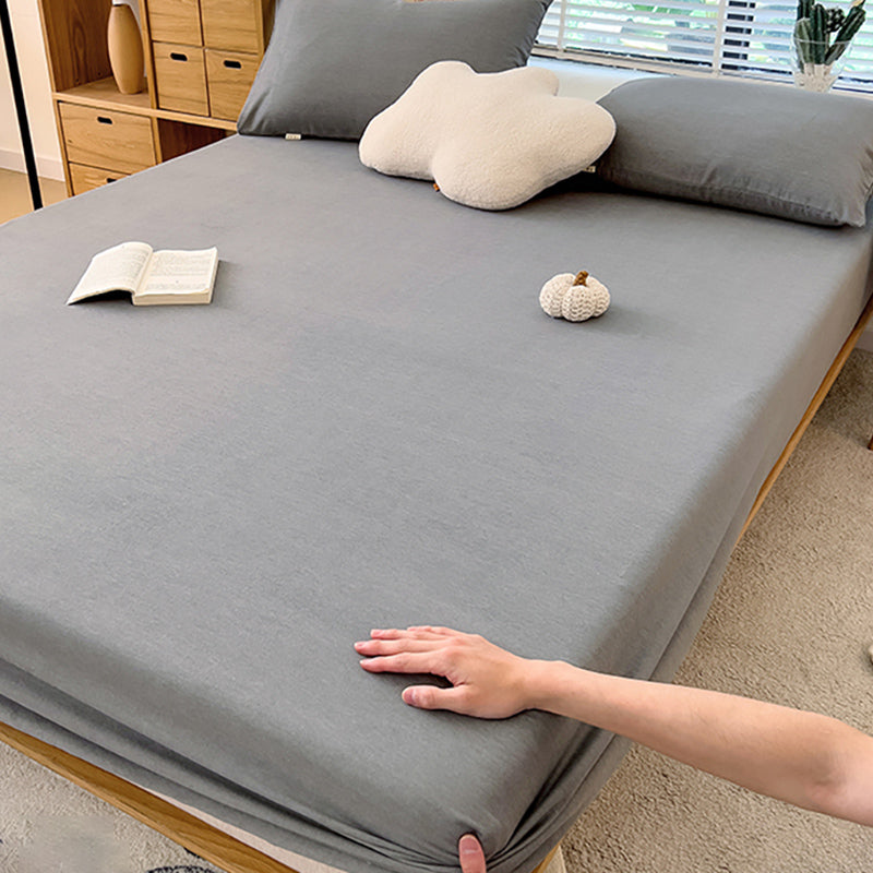 100 Cotton Bed Sheet Set Soft & Smooth Breathable Bed Sheet Set with Non-Pilling