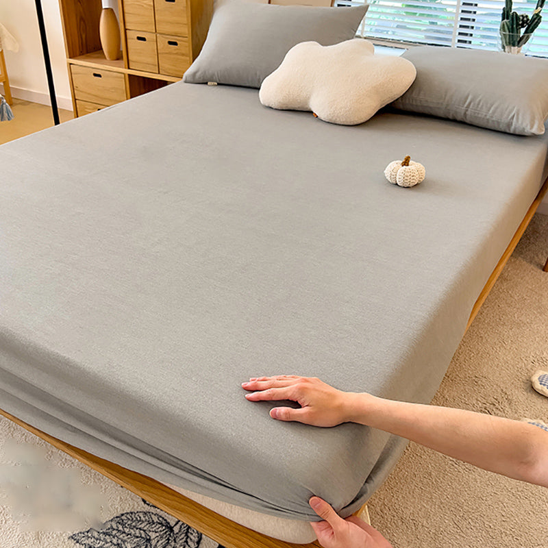 100 Cotton Bed Sheet Set Soft & Smooth Breathable Bed Sheet Set with Non-Pilling