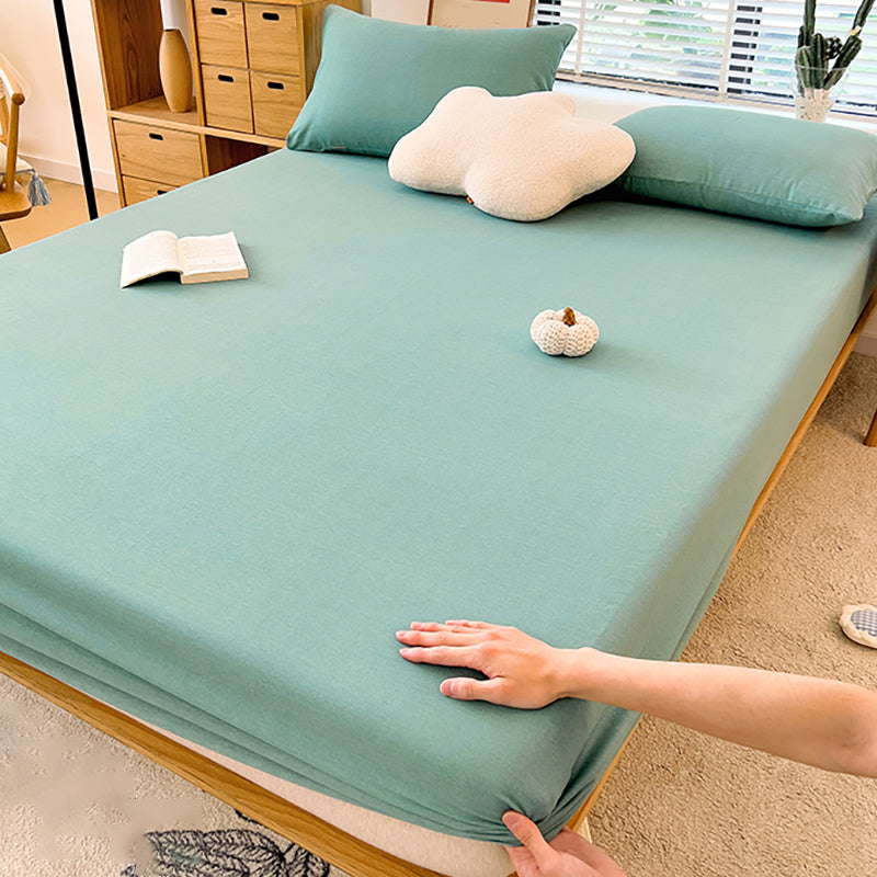 100 Cotton Bed Sheet Set Soft & Smooth Breathable Bed Sheet Set with Non-Pilling