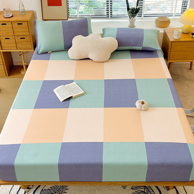 100 Cotton Bed Sheet Set Soft & Smooth Breathable Bed Sheet Set with Non-Pilling