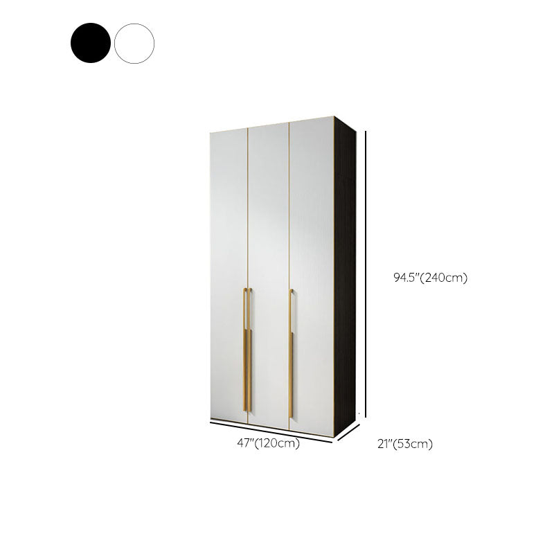 Traditional Style Wardrobe Cabinet Wooden Wardrobe for Bedroom