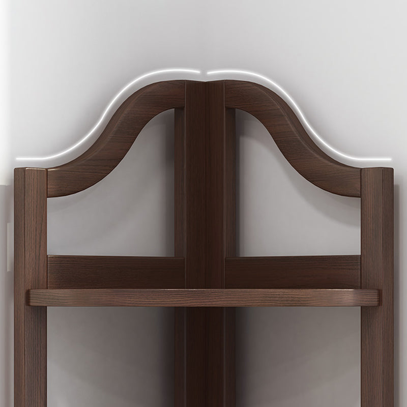 Modern Style Open Back Bookshelf Vertical Wooden Bookcase with Shelves