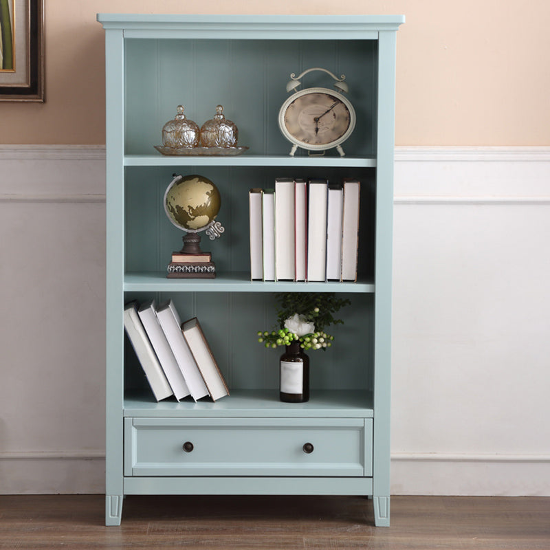 Modern Closed Back Standard Book Shelf Wooden Bookcase for Study Room