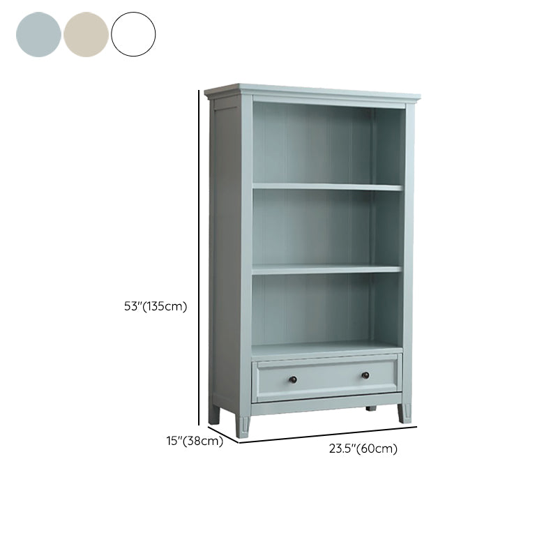 Modern Closed Back Standard Book Shelf Wooden Bookcase for Study Room