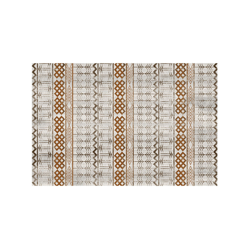 Atrovirens Modern Rug Polyester Pattern Rug Tear Resistant Rug for Drawing Room