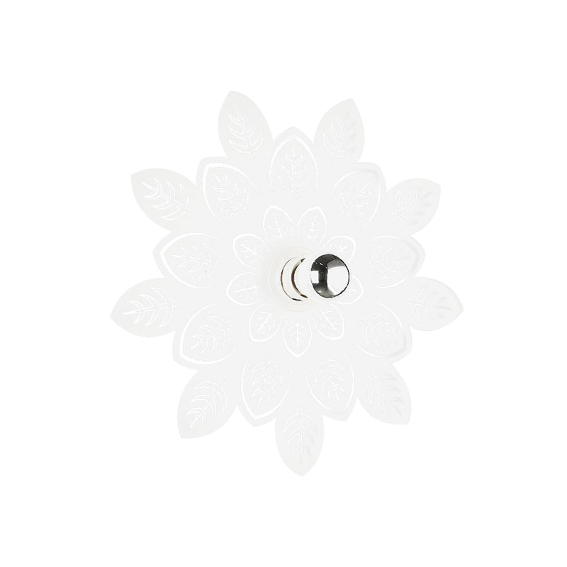 Illuminazione a forma di ferro a forma di foglie Nordic 1 leggero a monte a LED LED Monte lampada per soggiorno