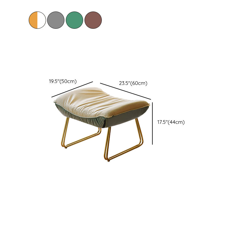 Modern Light Luxury Leisure Lazy Sofa Chair Lounge Upholstered Rocking Chair