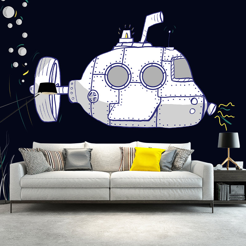 Illustration Environmental Wall Mural Wallpaper Cartoon Living Room Wall Mural