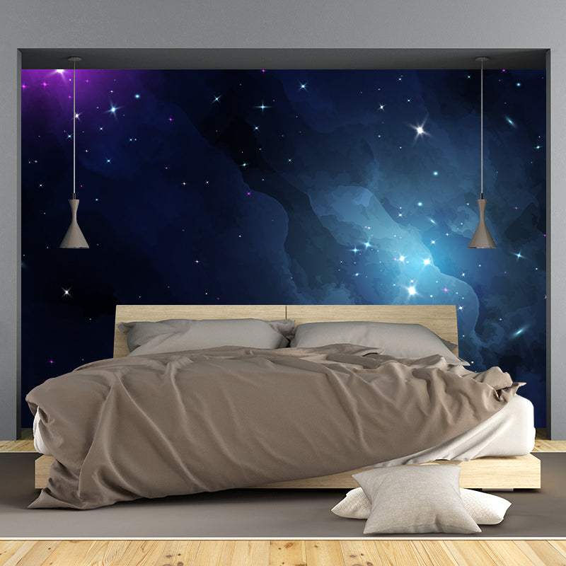 Cartoon Universe Illustration Mural Wallpaper Environment Friendly Indoor Wall Mural