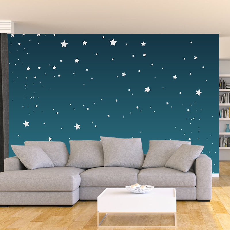 Cartoon Universe Illustration Mural Wallpaper Environment Friendly Indoor Wall Mural