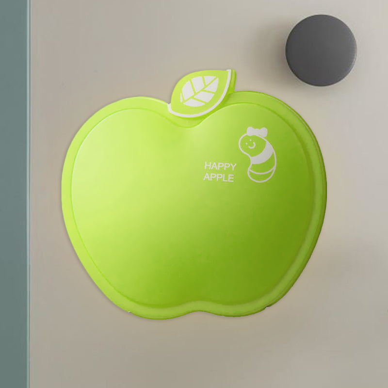 Apple-Like Wall Lighting Cartoon Plastic White/Pink/Yellow LED Sconce Lamp with Little Worm Pattern