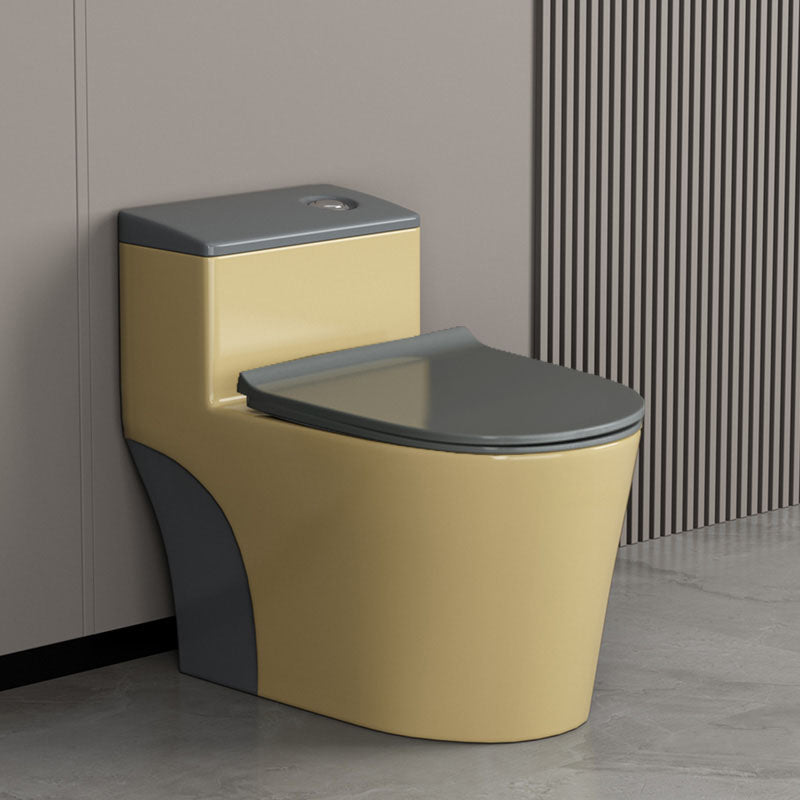 Traditional Ceramic Flush Toilet Seat Included Urine Toilet for Washroom