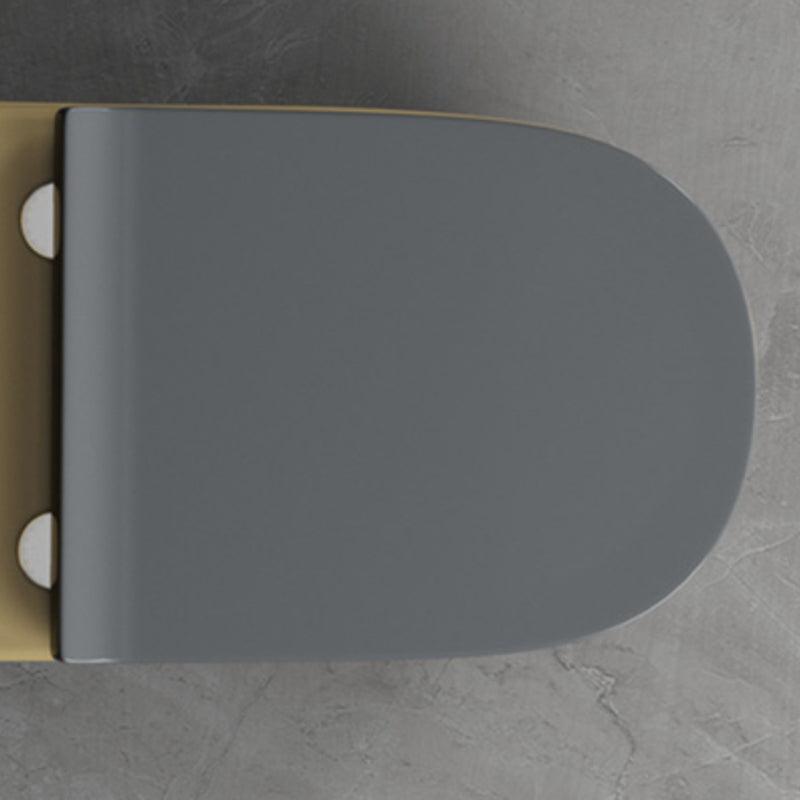 Traditional Ceramic Flush Toilet Seat Included Urine Toilet for Washroom