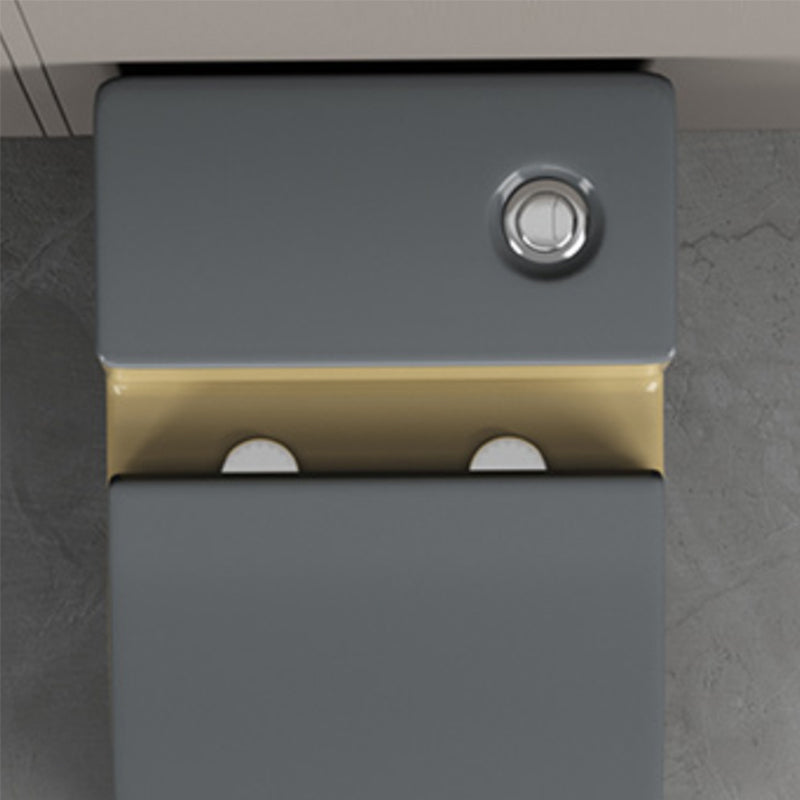 Traditional Ceramic Flush Toilet Seat Included Urine Toilet for Washroom