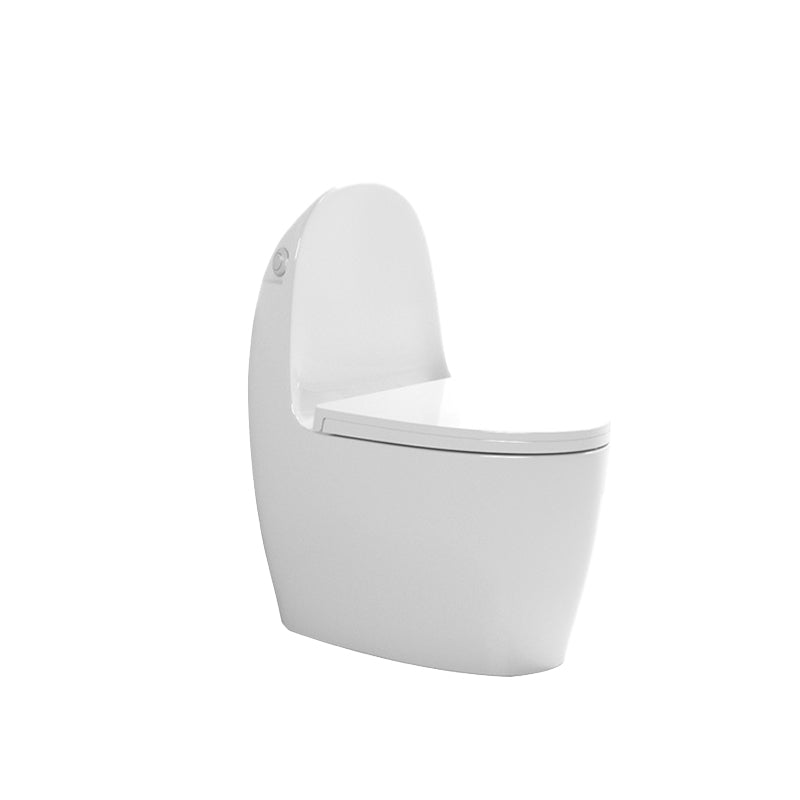 Modern Ceramic Flush Toilet Floor Mounted Urine Toilet with Slow Close Seat for Washroom