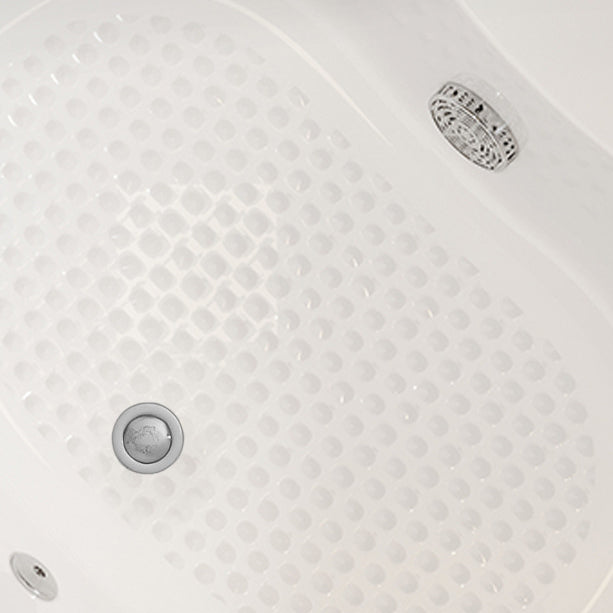 Modern Acrylic Corner Bath Soaking Seat Included Bathtub in White